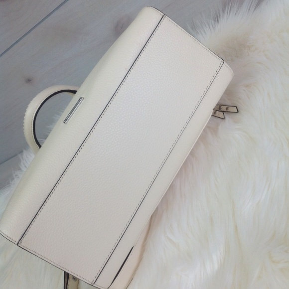 Rebecca Minkoff Jane Satchel Tote Antique White - Picture 6 of 8